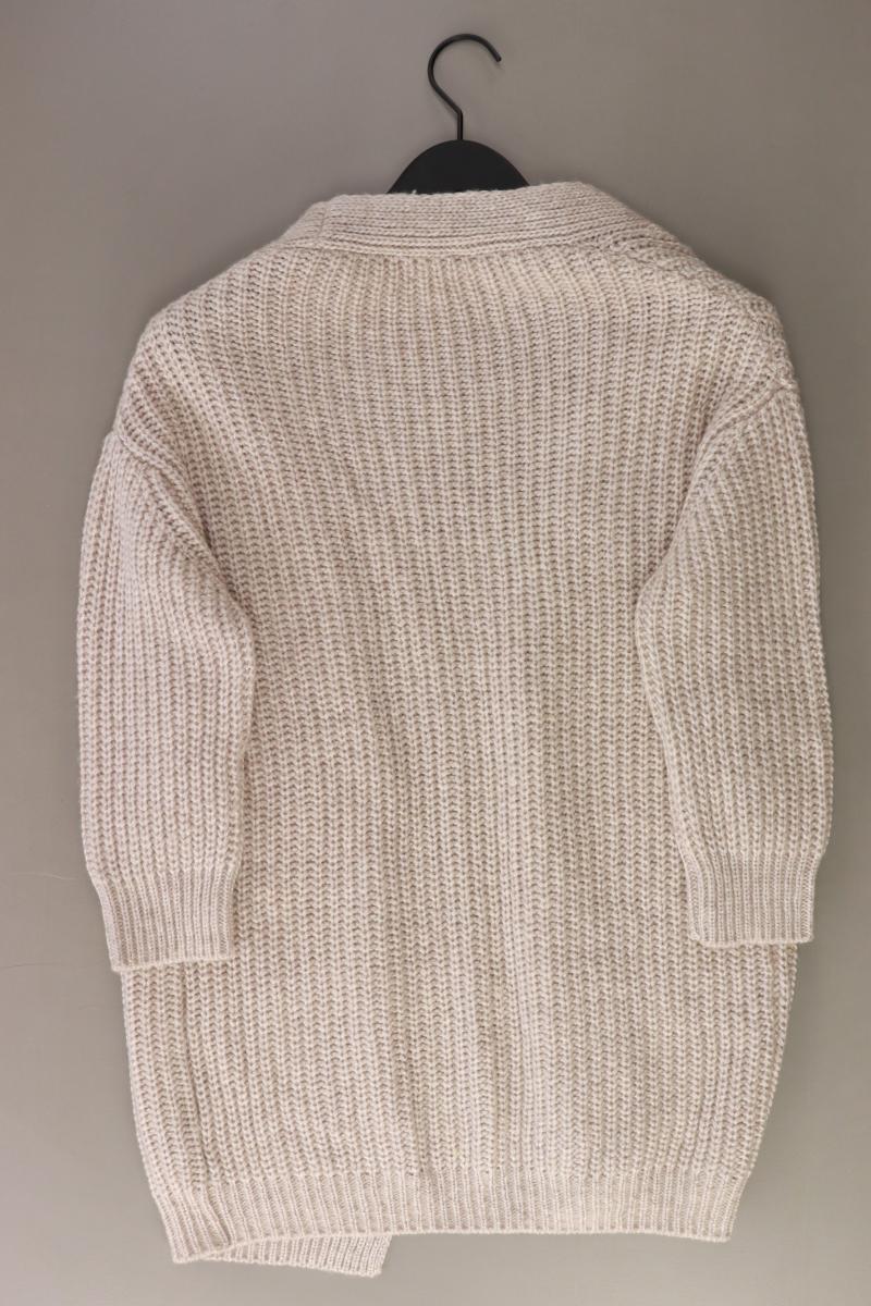 Massimo Dutti Strickjacke Gr. L Langarm creme