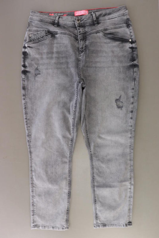Street One Straight Jeans Gr. 46 grau aus Baumwolle
