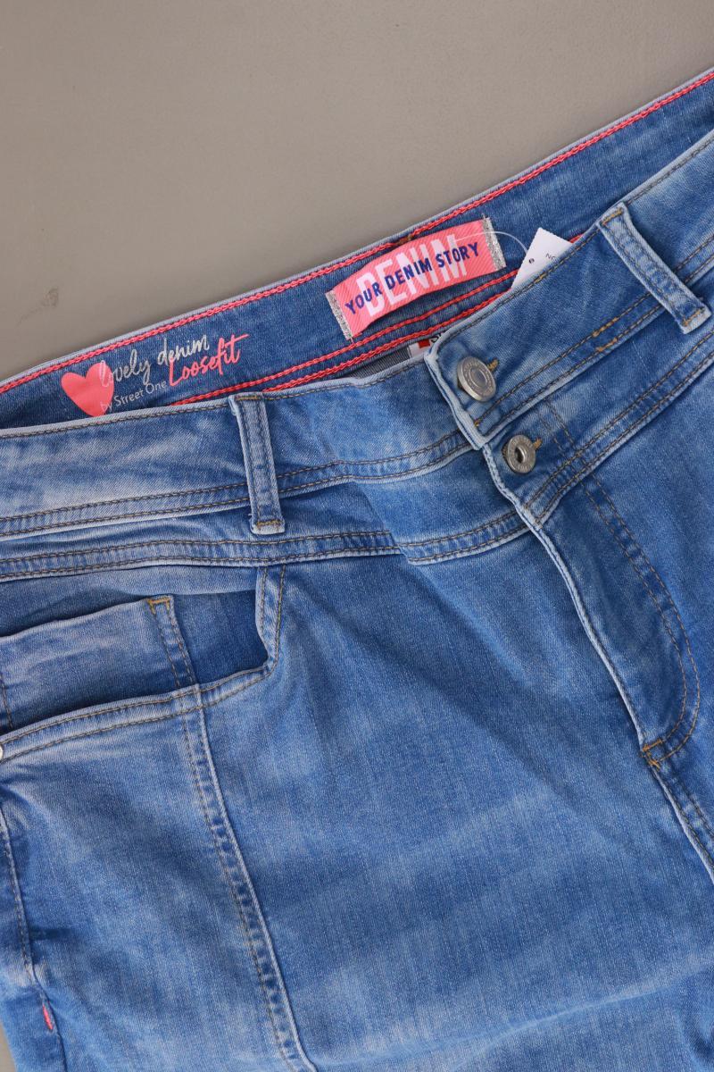 Street One Straight Jeans Gr. W36/L28 blau aus Baumwolle