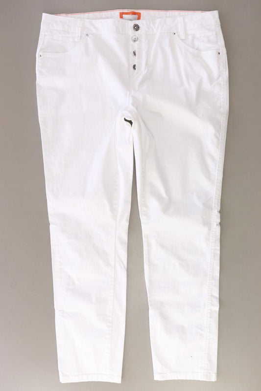 Street One Straight Jeans Gr. 48 weiß aus Baumwolle