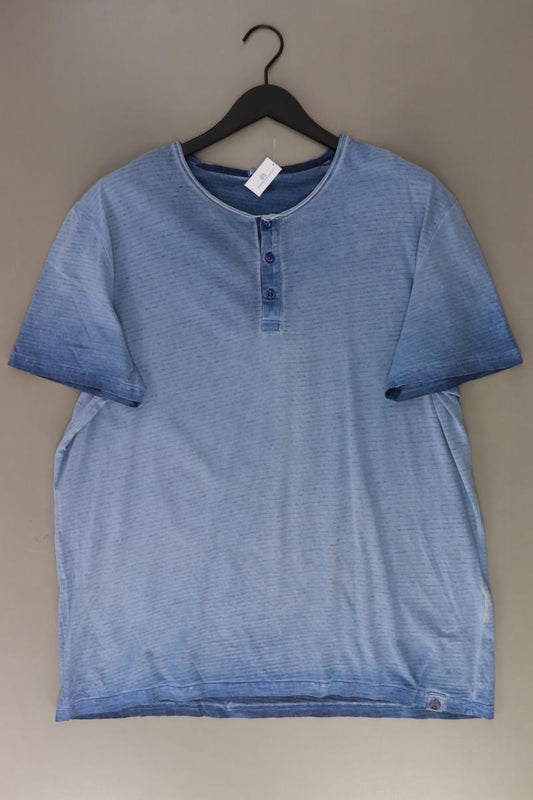 Tom Tailor T-Shirt für Herren Gr. XXL Kurzarm blau aus Baumwolle