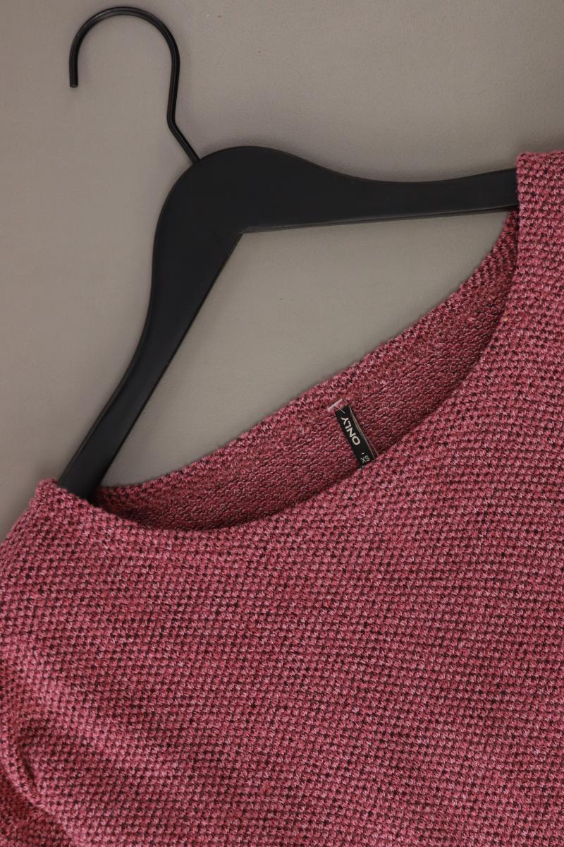 Only Grobstrickpullover Gr. XS rosa aus Polyester