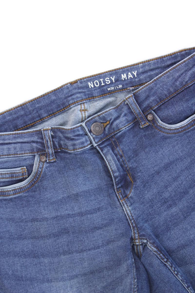 Noisy May Skinny Jeans Gr. W30/L30 blau aus Baumwolle