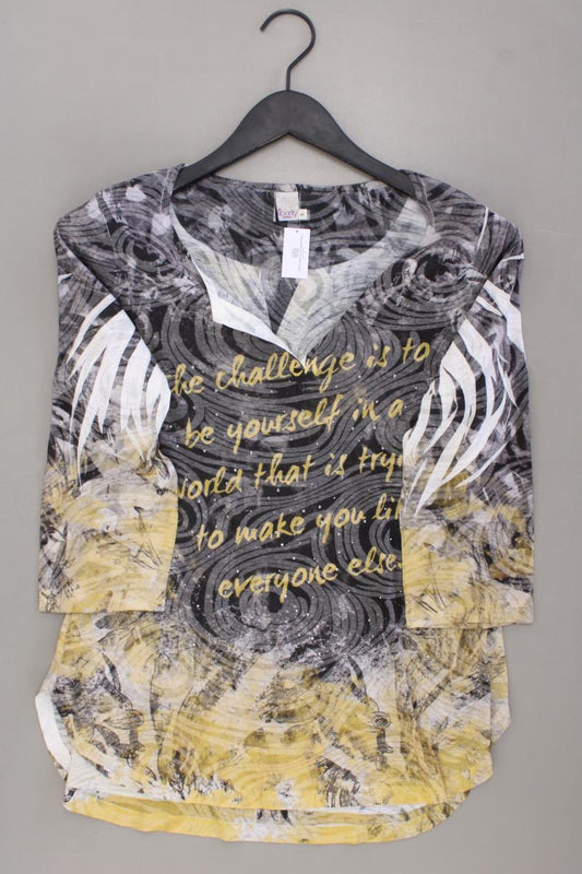 Liberty Printshirt Gr. S 3/4 Ärmel grau aus Polyester