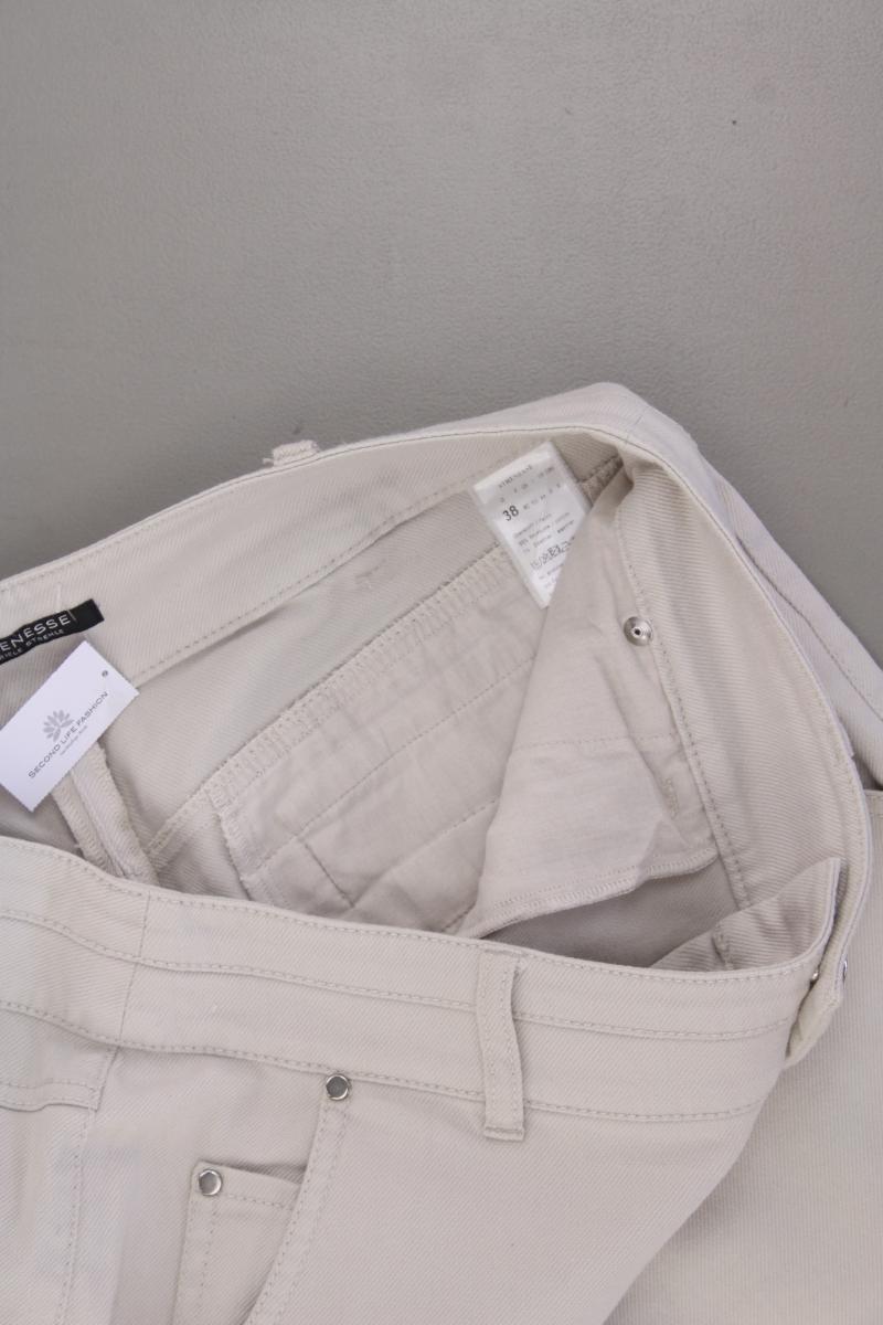 Strenesse Five-Pocket-Hose Gr. 38 creme aus Baumwolle