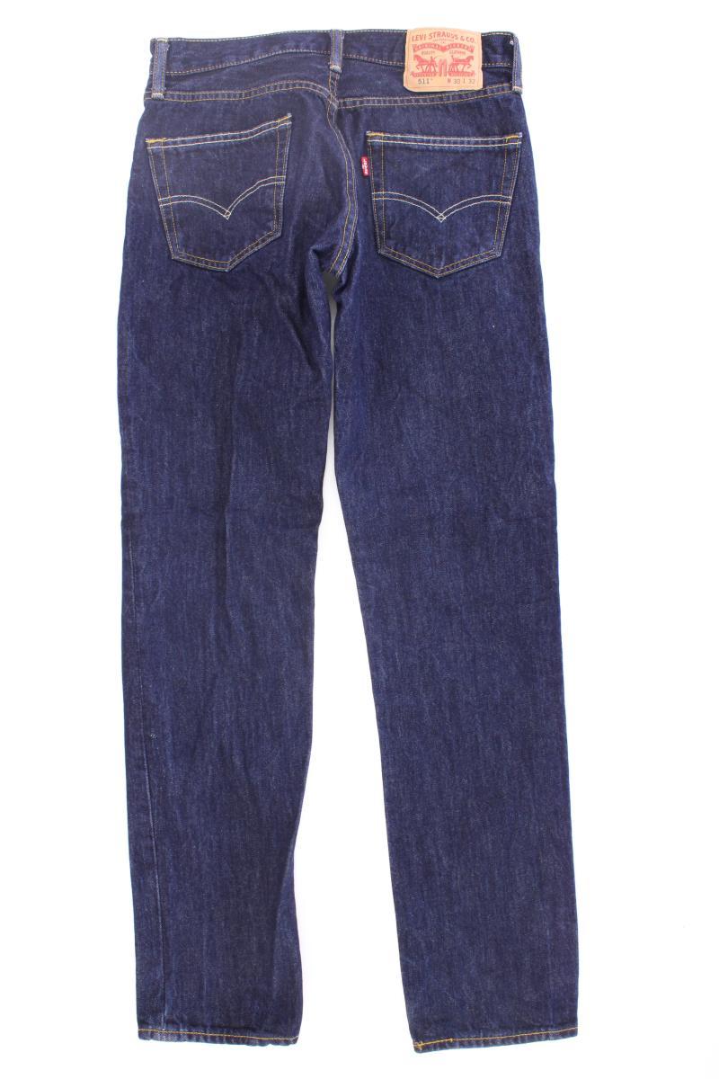 Levi's Straight Jeans für Herren Gr. W30/L32 blau aus Baumwolle