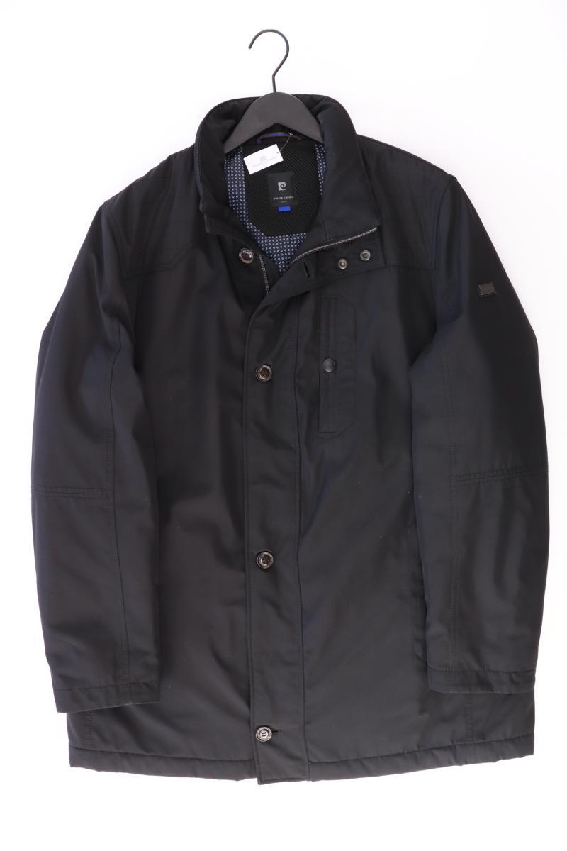 Pierre Cardin Lange Jacke für Herren Gr. 56 schwarz aus Polyester