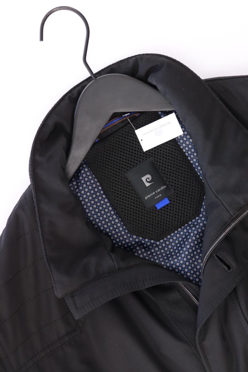 Pierre Cardin Lange Jacke für Herren Gr. 56 schwarz aus Polyester