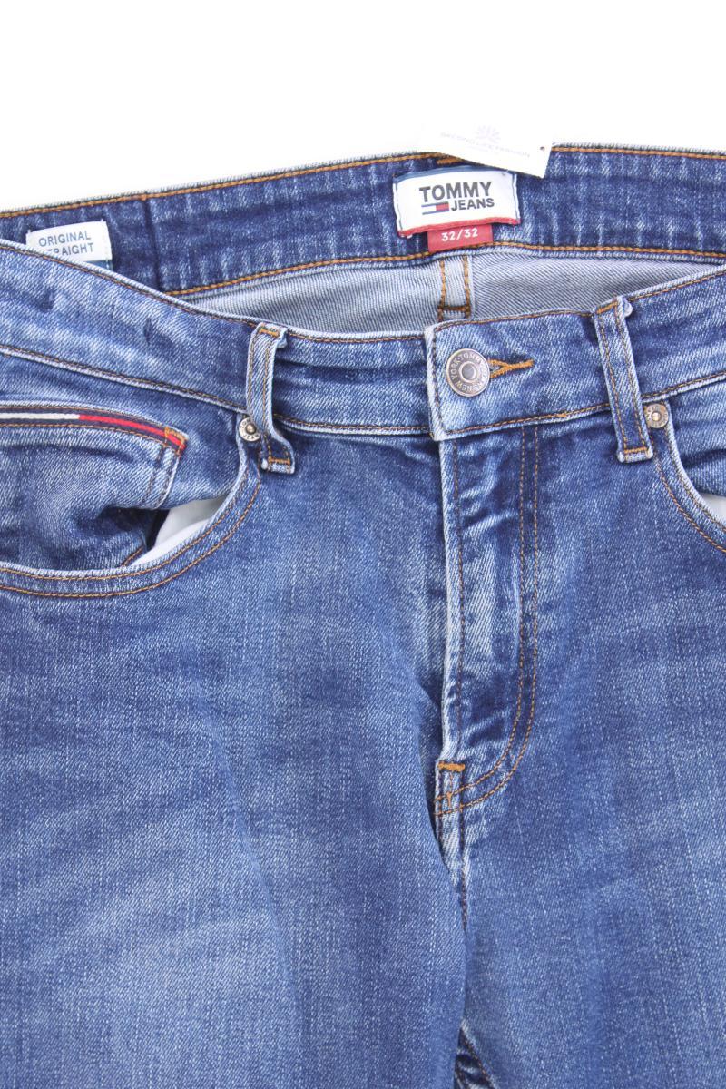 Tommy Jeans Straight Jeans für Herren Gr. W32/L32 Modell Ryan blau aus Baumwolle