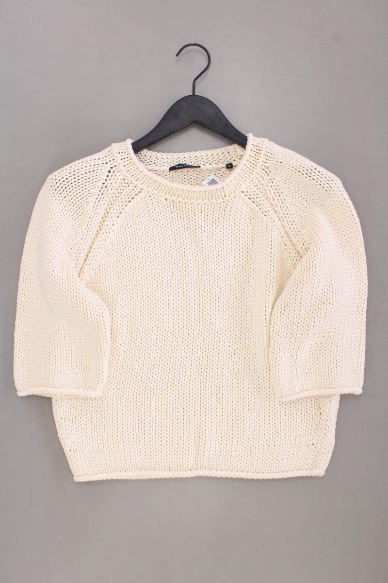 Marc O'Polo Grobstrickpullover Gr. XS neuwertig creme aus Baumwolle