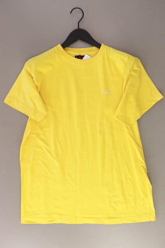 Kappa T-Shirt für Herren Gr. XL Kurzarm gelb aus Baumwolle