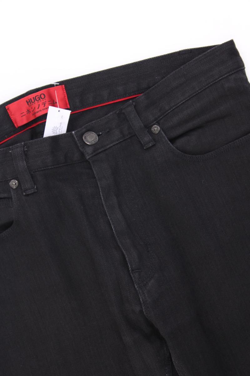 Hugo Boss Straight Jeans für Herren Gr. W33/L34 schwarz