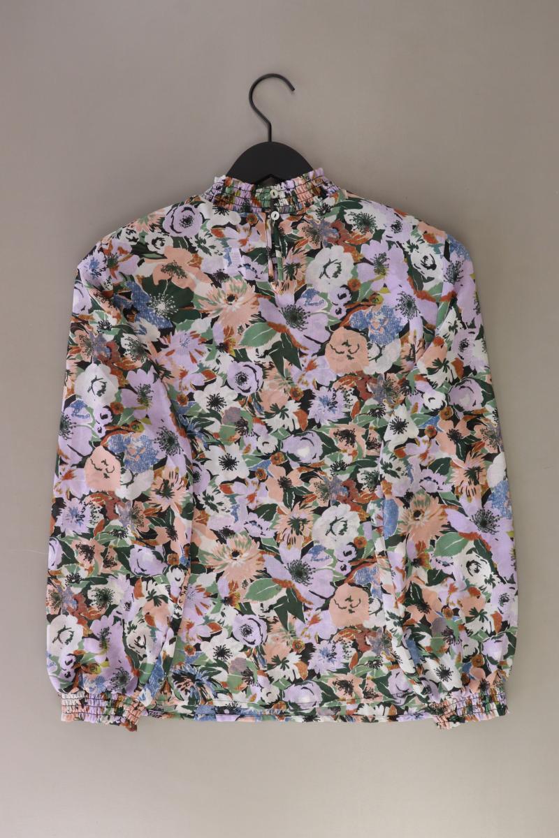 Only Langarmbluse Gr. L mit Blumenmuster mehrfarbig aus Polyester