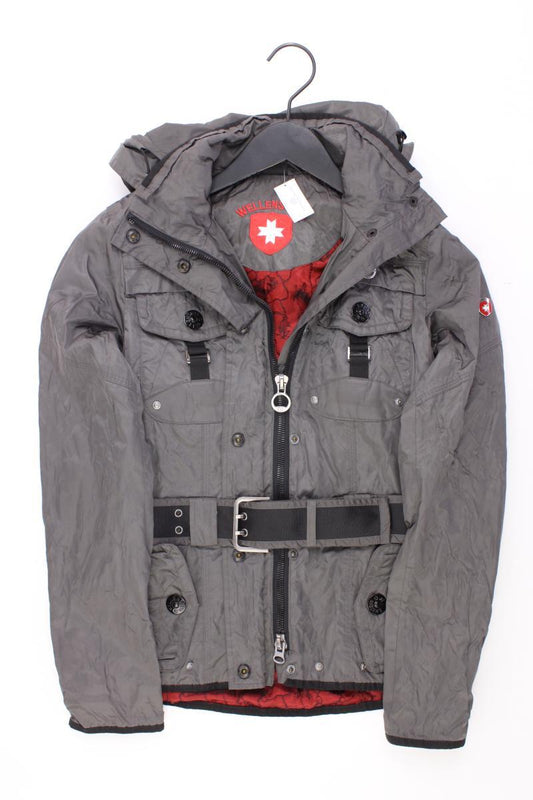 Wellensteyn Jacke Modell Chocolate Gr. XS mit Gürtel grau aus Polyester