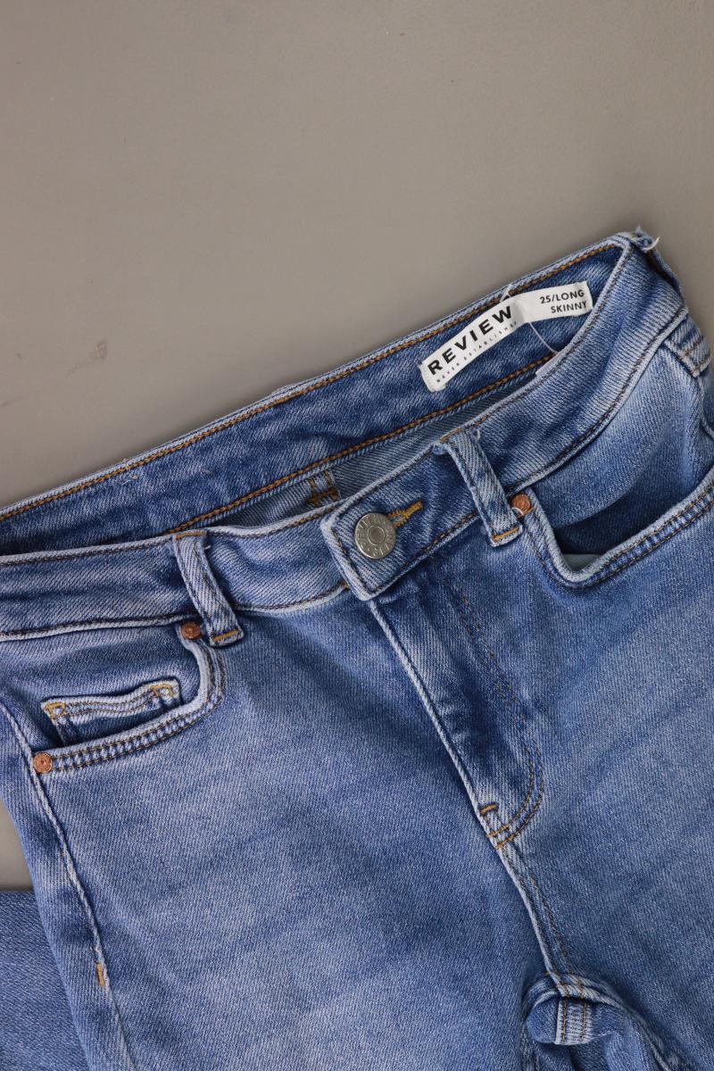 Review Skinny Jeans Gr. W25/L32 blau aus Baumwolle