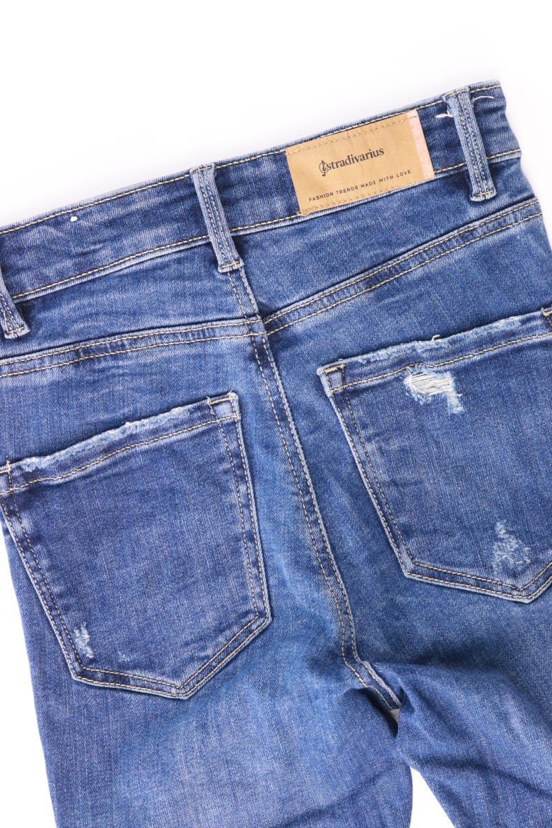 Stradivarius Skinny Jeans Gr. 32 blau aus Baumwolle