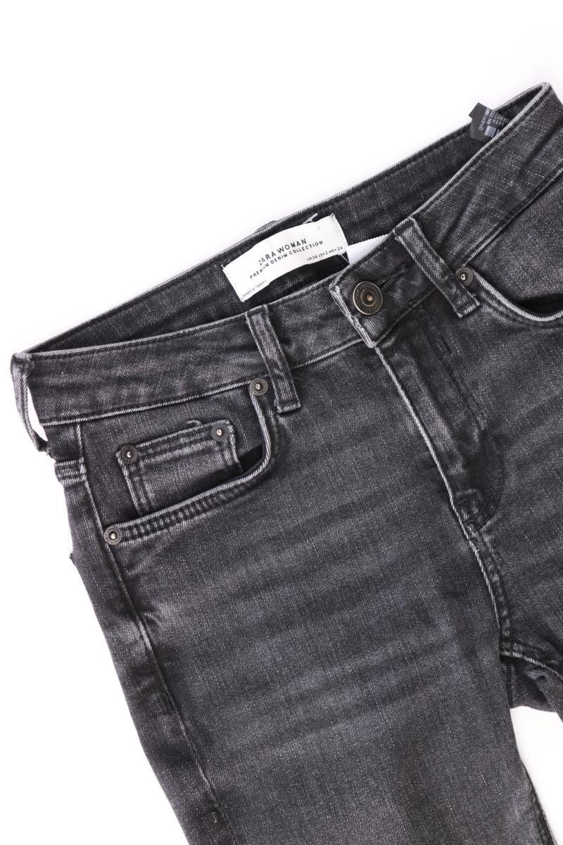 Zara Skinny Jeans Gr. 34 grau aus Baumwolle
