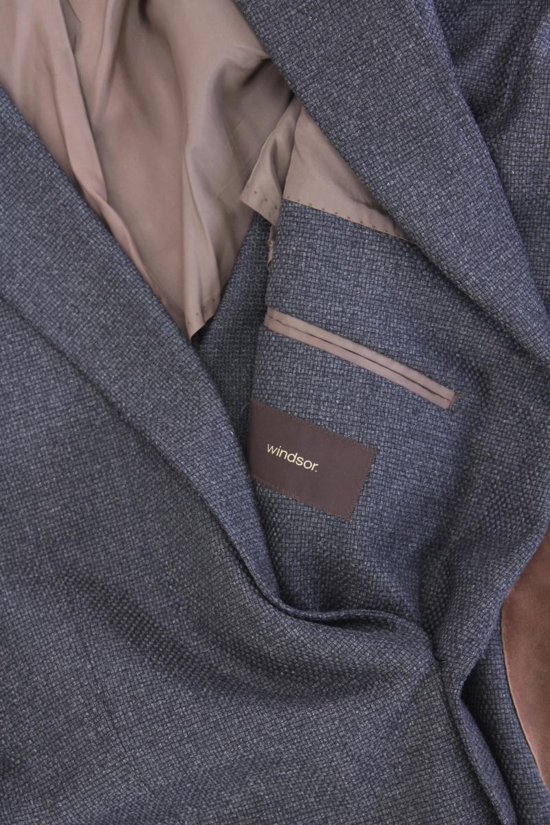 Windsor Sakko Modell Sepino für Herren Gr. 56 grau aus Wolle