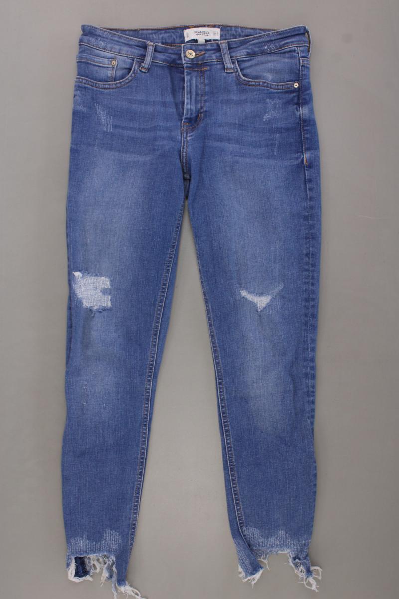 Mango Skinny Jeans Gr. 38 blau aus Baumwolle