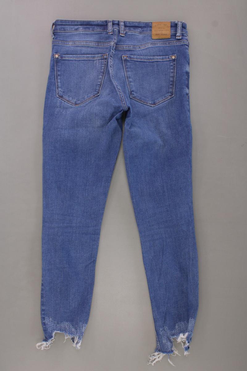 Mango Skinny Jeans Gr. 38 blau aus Baumwolle