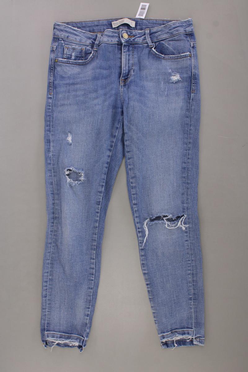 Zara Skinny Jeans Gr. 38 blau