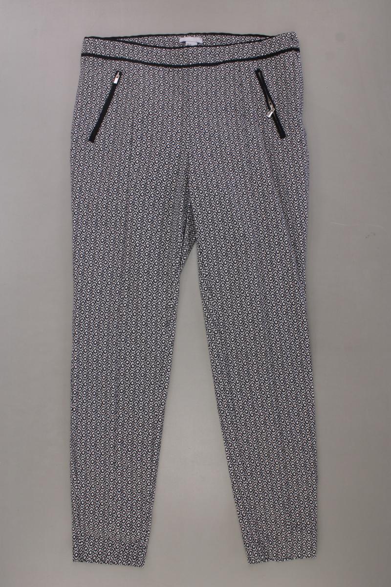 H&M Stoffhose Gr. 42 grau aus Baumwolle