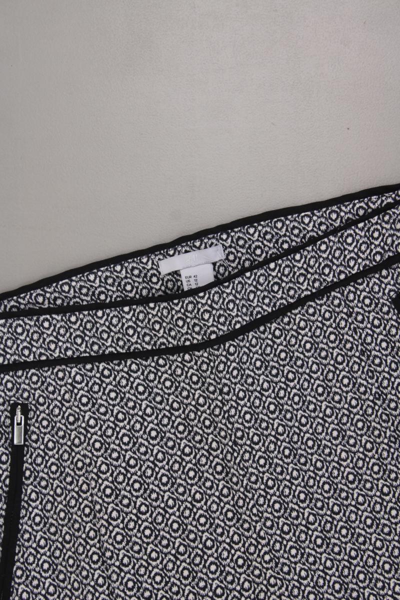 H&M Stoffhose Gr. 42 grau aus Baumwolle