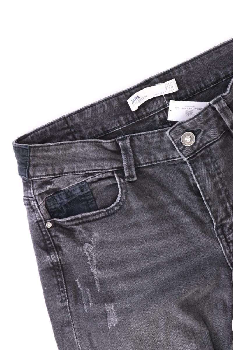 Zara Skinny Jeans Gr. 38 grau aus Baumwolle
