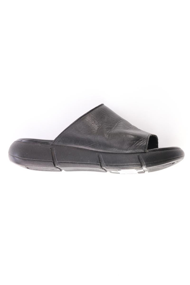 Sandalen Gr. 37 schwarz aus Leder