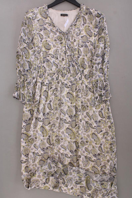 More&More Langarmkleid Gr. 44 mit Paisleymuster gelb