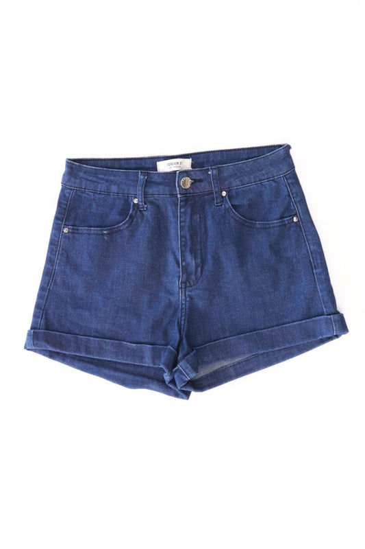 forever 21 Jeansshorts Gr. W26 blau aus Baumwolle