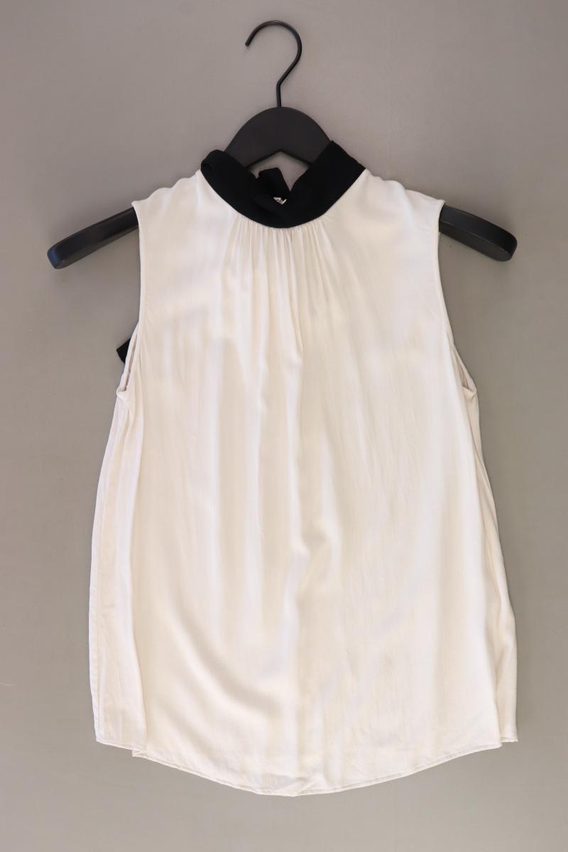 Mango Ärmellose Bluse Gr. XS creme