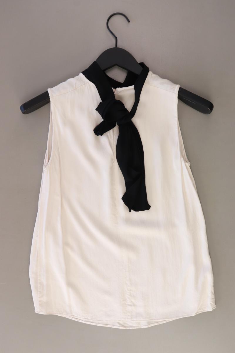 Mango Ärmellose Bluse Gr. XS creme
