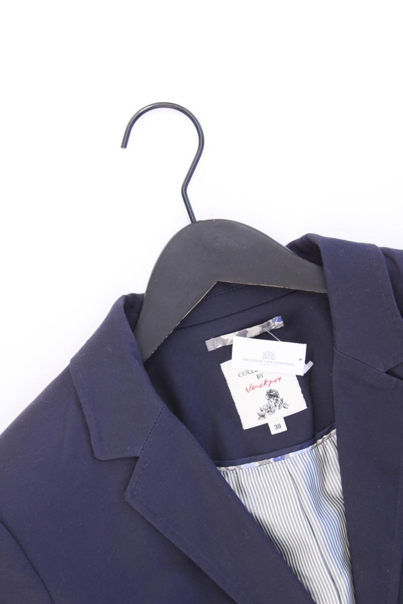 Jackpot Blazer Gr. 38 blau aus Baumwolle