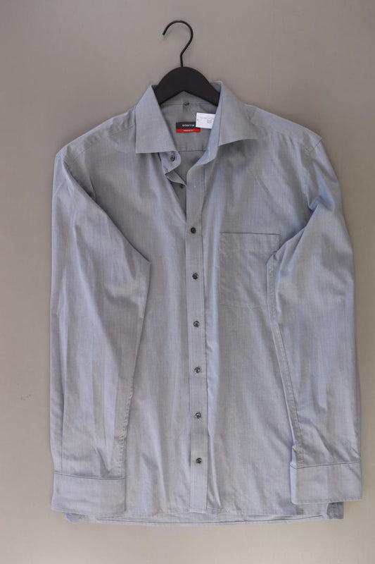 Eterna Langarmhemd für Herren Gr. Hemdgröße 42 grau aus Baumwolle