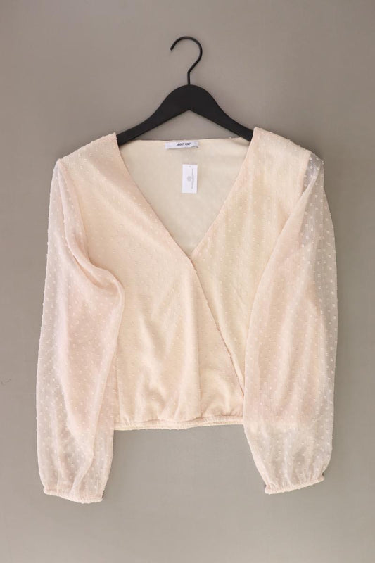 About You Langarmbluse Gr. L creme aus Polyester