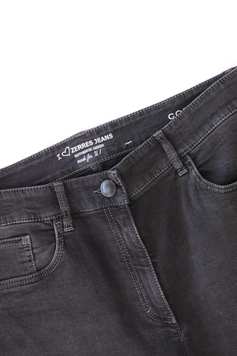 Zerres Straight Jeans Gr. 40 schwarz aus Baumwolle