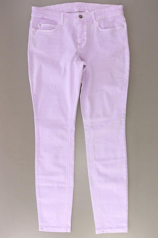 MAC Skinny Jeans Gr. 42/L32 lila aus Baumwolle