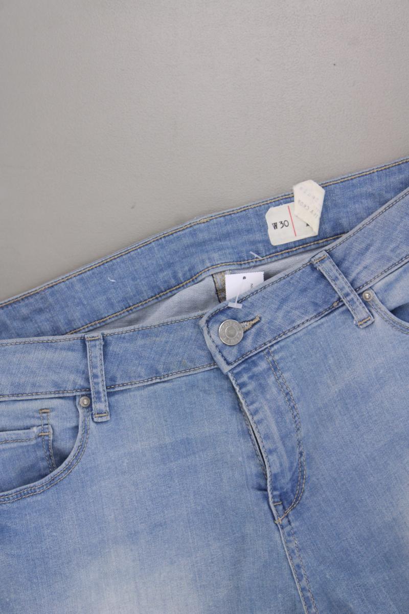 Esprit Cropped Jeans Gr. W30 blau aus Baumwolle