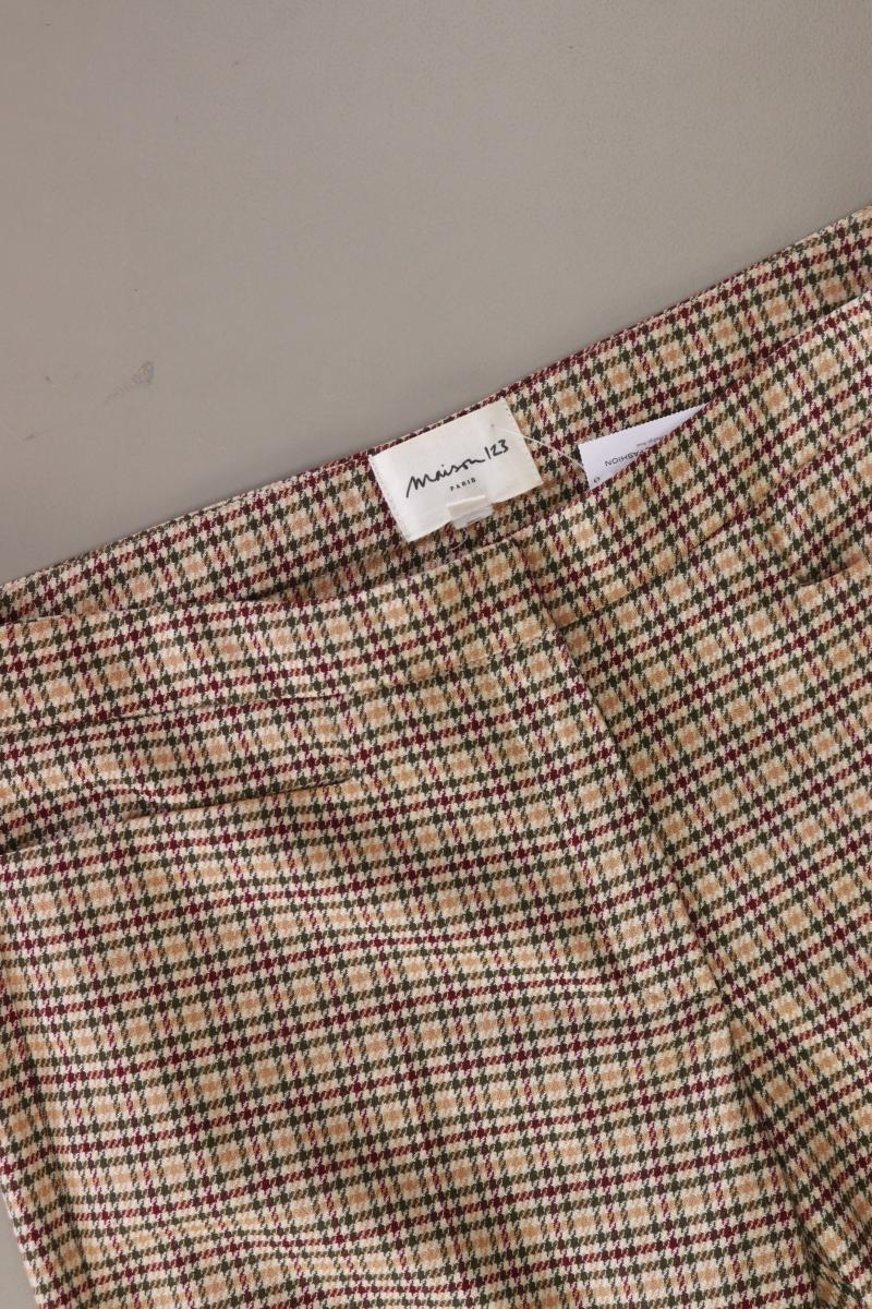 Maison 123 Paris Stoffhose Gr. 36 hahnentritt mehrfarbig aus Baumwolle