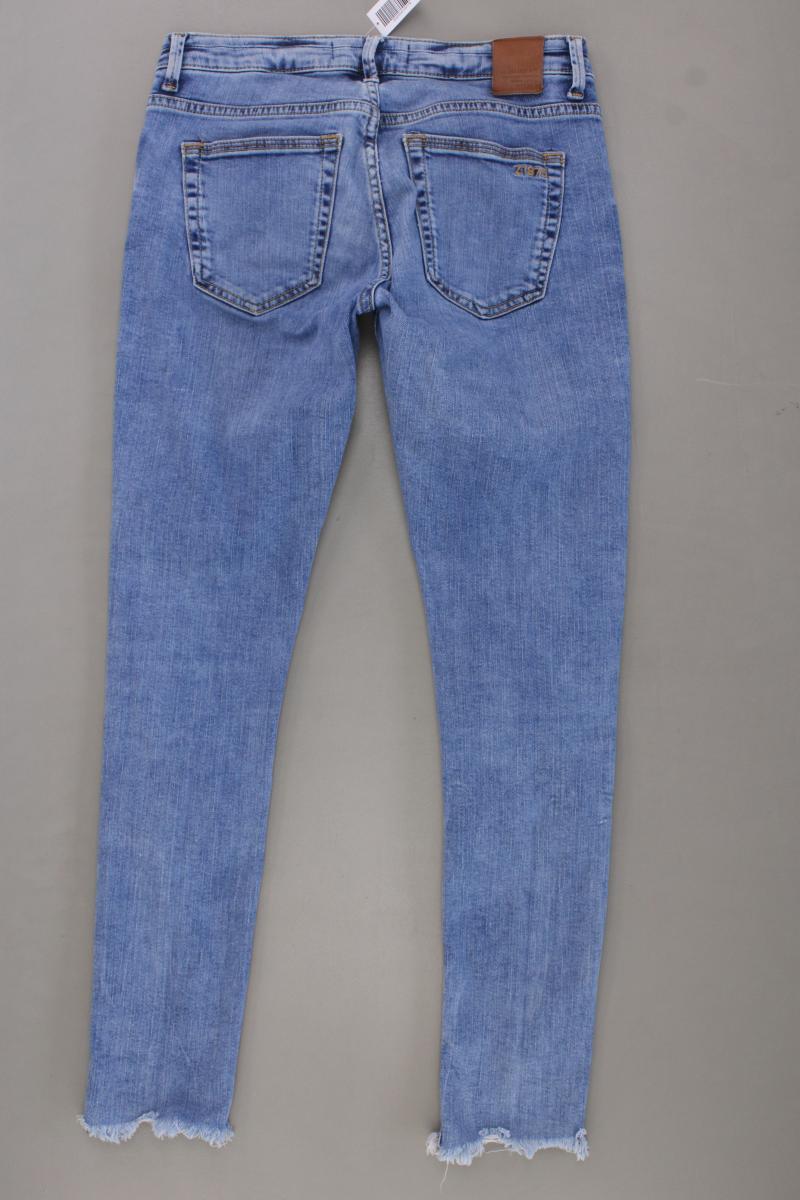 Zara Skinny Jeans Gr. 36 blau aus Baumwolle