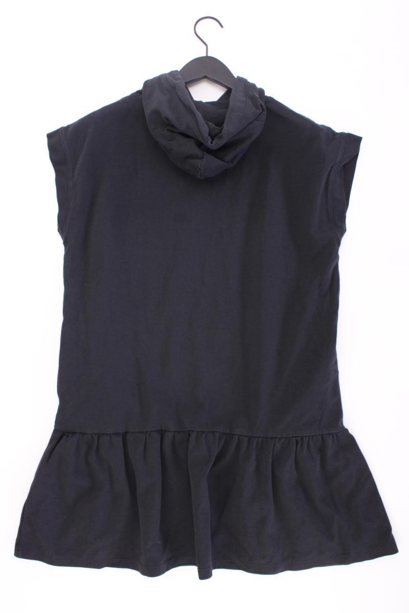 s.Oliver Kapuzenkleid Gr. 38 Kurzarm grau aus Baumwolle