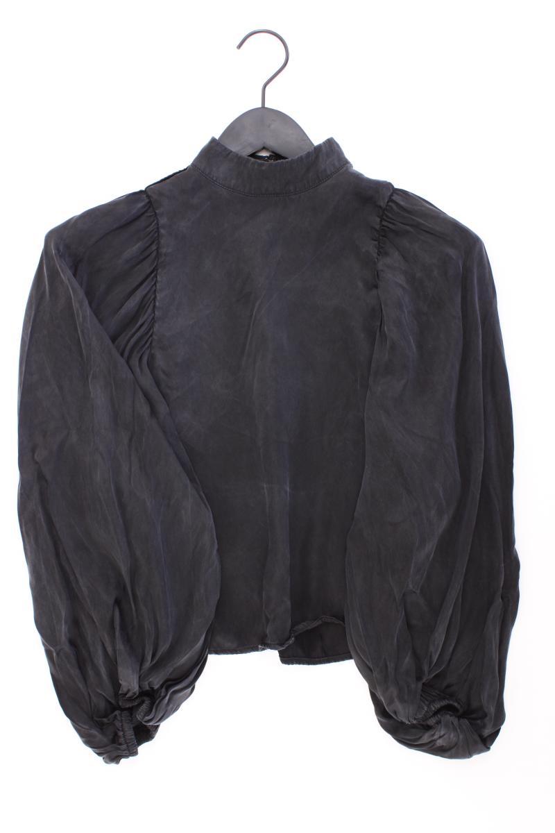 H&M Langarmbluse Gr. XS grau aus Lyocell