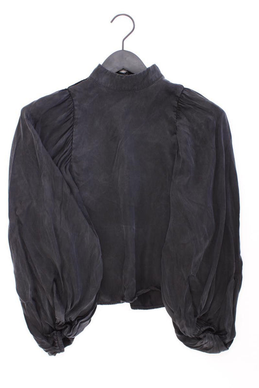 H&M Langarmbluse Gr. XS grau aus Lyocell
