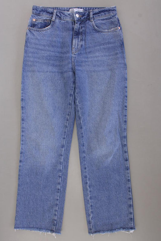 Zara Straight Jeans Gr. 38 blau