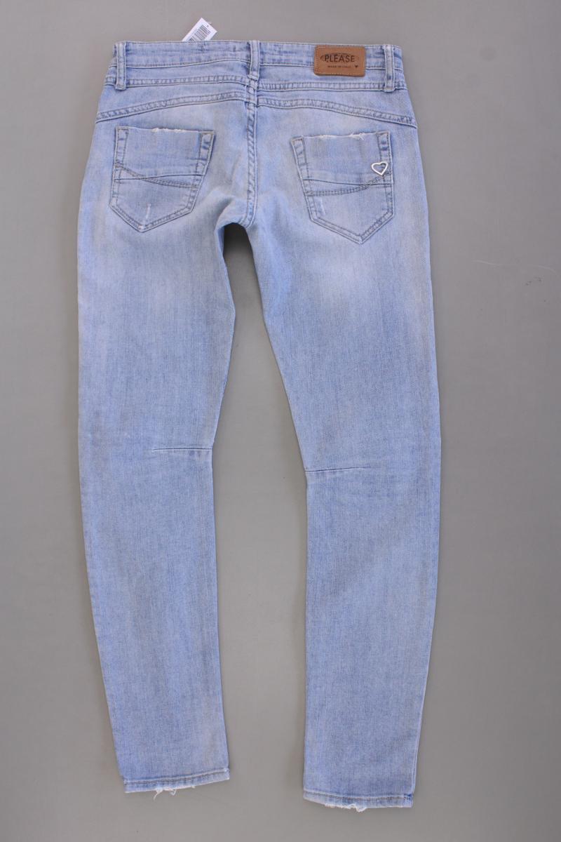 Please Skinny Jeans Gr. S blau