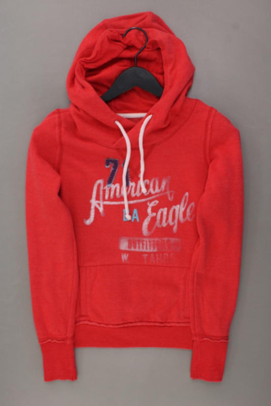 American Eagle Outfitters Hoodie Gr. XS rot aus Baumwolle