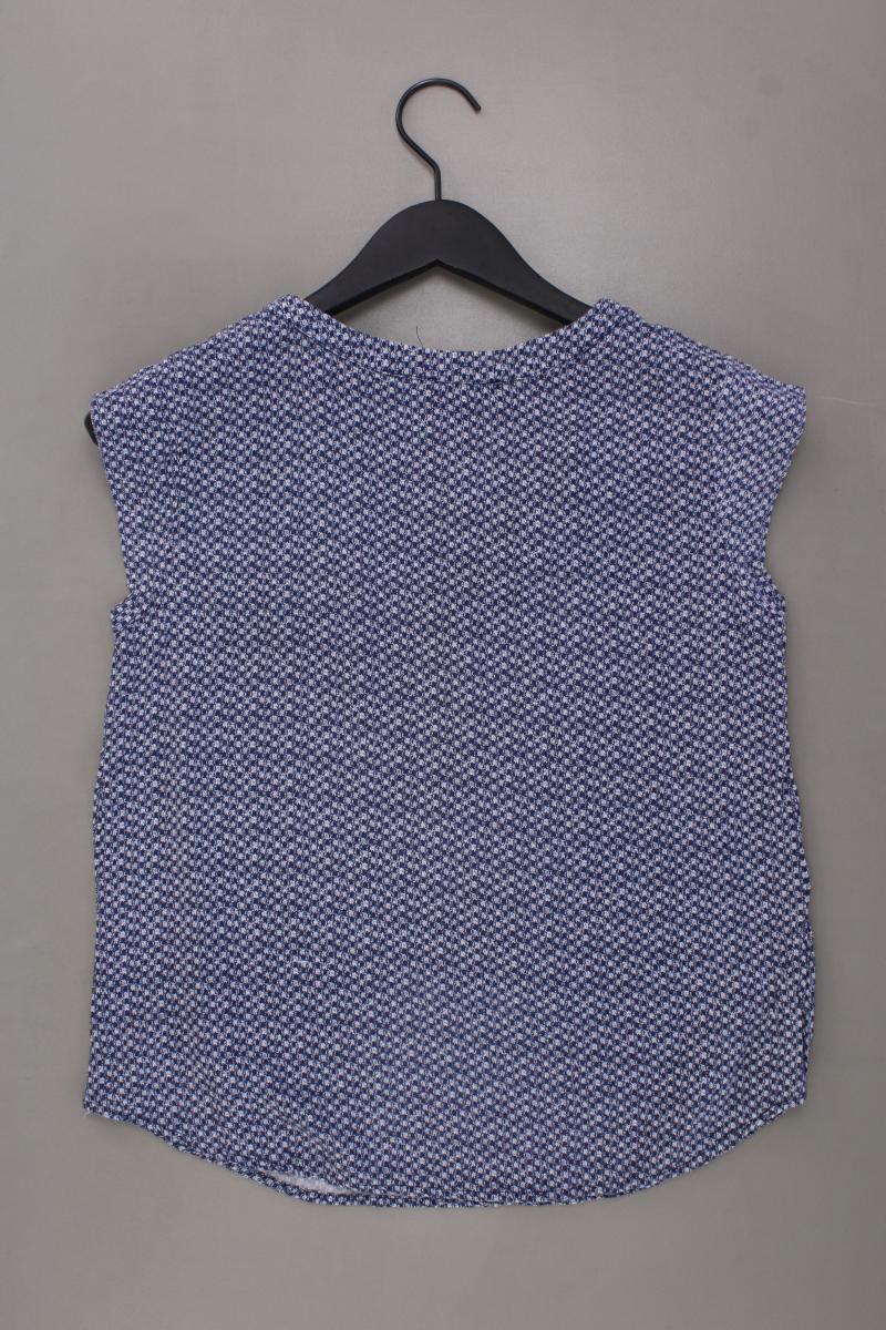 CYNTHIA ROWLEY Kurzarmbluse Gr. S blau aus Viskose