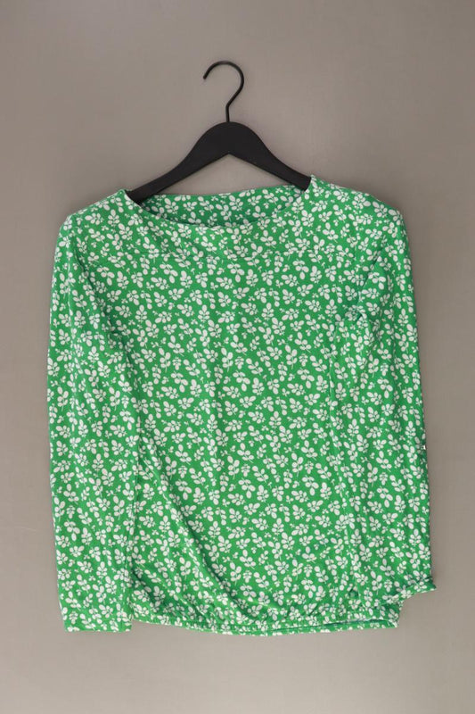 Tom Tailor Printshirt Gr. L Langarm grün aus Viskose