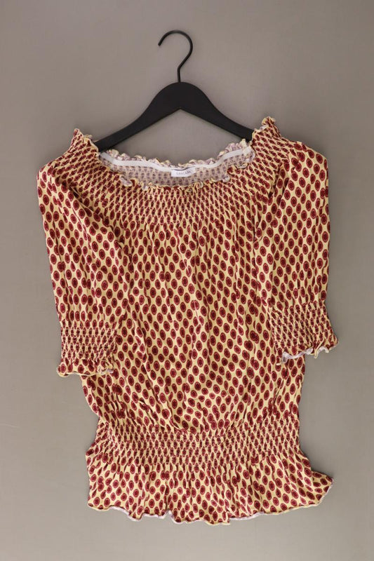 Lascana Regular Bluse Gr. S 3/4 Ärmel mit Carmen-Ausschnitt gelb